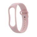 Pikkukuva 1 / 2: Silikoniranneke Xiaomi Mi Band 3 / 4, Puuterin vaaleanpunainen