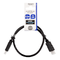 Pikkukuva 3 / 3: DELTACO HDMI-kaapeli, CCS, HDMI High Speed w/Ethernet, 0,5m, musta
