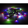 Miniatyrbillede 3 af 7: Lyskæde, 10 m, 80 LED, transformator, udendørs, RGB