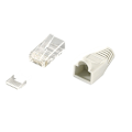Miniatyrbillede 2 af 3: LogiLink Modularplugg Cat6 Oskärm 100st