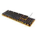 Miniatyrbild 2 av 9: DELTACO GAMING tangentbord med membranbrytare, nordisk layout, orange belysning
