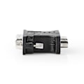 Miniatyrbillede 4 af 8: Nedis DVI-adapter | DVI-I 24+5-Pin Han | VGA Hun | Nikkelplateret | Lige | PVC | Sort | Box