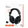 Miniatyrbillede 5 af 5: DELTACO headset med mikrofon, volumenkontrol på kablet, 2x3,5mm, 2m k