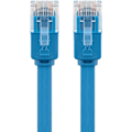 Miniatyrbillede 6 af 8: Goobay CAT 6 flad netværkskabel, U/UTP, blå kobberleder (CU), 5 m
