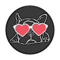Pikkukuva 1 / 10: PopSockets Sleepy Shades Avtagbart Grip med Ställfunktion