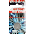 Miniatyrbillede 2 af 2: Maxell knappcellsbatteri, lithium, 3V, CR2032, 1-pack