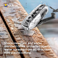 Pikkukuva 4 / 5: Varta Dynamo Light Vevficklampa 28 lm Silver