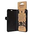 Miniatyrbillede 5 af 7: BUFFALO Wallet Læder iPhone 12/12 Pro Sort Svart