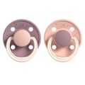 Pikkukuva 1 / 2: REBAEL Pacifier 2-Pack Size 1 Misty Soft Mouse / Tornado Plum Mouse
