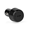 Miniatyrbild 5 av 9: Nedis Billaddare | 45 W | 3.0 A | Antal utgångar: 1 | Port typ: USB-C™ | Automatiskt val av Spänning