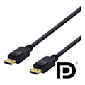 Pikkukuva 2 / 4: DELTACO DisplayPort-kaapeli, 1m, 4K UHD, DP 1.2, musta