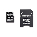 Miniatyrbillede 1 af 3: INTEGRAL 256 GB højhastigheds microSDHC/XC V30 UHS-I U3 hukommelseskort