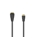 Pikkukuva 1 / 3: Hama Adapter HDMI Type C-A Plug-Socket Gold Plated Black