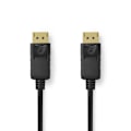 Pikkukuva 1 / 4: Nedis DisplayPort kaapeli | DisplayPort uros | DisplayPort uros | 8K@60Hz | Niklattu | 3.00 m | Pyöreä | PVC | Musta | Label
