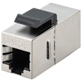 Miniatyrbild 1 av 4: Goobay Keystone-modul RJ45-koppling CAT 5e, STP 15,95 mm bred, 2 st. RJ45-uttag (8P8C).
