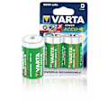 Miniatyrbild 6 av 7: Varta Batteri NiMH D/LR20 1.2 V 3000 mAh R2U 2-pack