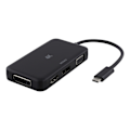 Miniatyrbild 2 av 4: DELTACO USB-C till HDMI/DP/DVI/VGA-adapter, 4K, DP Alt Mode, svart