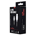 Miniatyrbillede 3 af 3: Maxlife Laddkabel Lightning för snabbladdning (2A), 3m