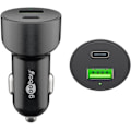 Miniatyrbild 2 av 8: Goobay Dubbel USB-billadare USB-C™ PD (Power Delivery) (48 W) 48 W (12/24 V) USB-A/USB-C™ lämplig för enheter med USB-C™ (Power Delivery), t.ex. iPhon