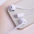 Miniatyrbild 5 av 5: Maxlife MXEP-04 Trådade in-ear hörlurar USB-C, Vit Vit