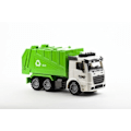 Miniatyrbillede 7 af 8: CONTRUCK Skraldebil lukket med lys, lyd & Try Me 1:14 grøn