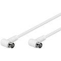 Pikkukuva 4 / 5: Goobay Vinklad SAT-antennkabel (80 dB), dubbelskärmad F-plugg (quick) 90° > F-plugg (quick) 90° (helt avskärmad)