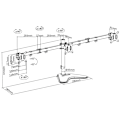 Pikkukuva 9 / 9: LogiLink Monitoriteline/jalusta kolmelle 17-27\" näytölle 2x658mm