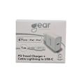 Miniatyrbild 3 av 10: GEAR Laddare 220V 1xUSB-C PD 20W Kabel Lightning till USB-C MFI C94
