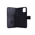 Miniatyrbillede 3 af 7: RADICOVER Strålingsbeskyttende Wallet Læder iPhone 12/12 Pro 2in1 Exclusive RFID Sort Svart