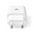 Miniatyrbild 5 av 10: Nedis Väggladdare | 12 W | Snabbladdnings funktion | 1x 2.4 A A | Antal utgångar: 1 | USB-A | Utan kabel | Single Voltage Output | Vit