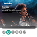 Pikkukuva 3 / 11: Nedis Soundbar | 2.0 | DSP | 135 W | 1x 3.5 mm / 1x Coax Audio / 1x Optinen / 1x USB | 1x HDMI (tukee ARC) | Bluetooth® | Kiinnitettävä | Musta / Tumm