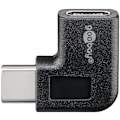 Miniatyrbild 2 av 7: Goobay Adapter USB-C™ till USB-C™ 90°, svart USB-C™ uttag > USB-C™ plugg