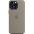 Miniatyrbillede 3 af 5: Apple iPhone 15 Pro Max silikonfodral med MagSafe, Brun Brun