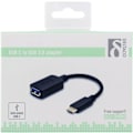 Pikkukuva 3 / 3: DELTACO USB-adapteri, USB 3.1 Typ C uros - Typ A naaras, Gen 1,
