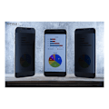 Pikkukuva 1 / 2: KAPSOLO 4-Way Adhesive Privacy Screen / Privacy Filter for iPhone 12 P Transparent
