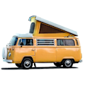 Pikkukuva 2 / 8: Revell Model Set VW T2 Camper (easy-clic) 1:24