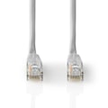 Miniatyrbillede 3 af 4: Nedis CAT5e netværkskabel | U/UTP | RJ45 Han | RJ45 Han | 15.0 m | Runde | PVC | Grå | Label