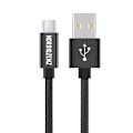Miniatyrbillede 3 af 3: NORDIQZENZ USB-C Tekstilkabel, 1m, Sort