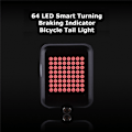 Miniatyrbillede 4 af 7: Smart automatisk baglygte til cykel med lasersensor & 64 LED