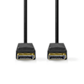 Pikkukuva 3 / 4: Nedis DisplayPort kaapeli | DisplayPort uros | DisplayPort uros | 8K@60Hz | Niklattu | 1.00 m | Pyöreä | PVC | Musta | Laatikko