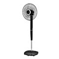Miniatyrbillede 1 af 5: Nordic Home Floor fan with remote control, 40 cm, low noise level, timer