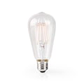 Miniatyrbillede 4 af 9: Nedis SmartLife LED Glødepære | Wi-Fi | E27 | 500 lm | 5 W | Varm Hvid | 2700 K | Glas | Android™ / IOS | ST64 | 1 stk