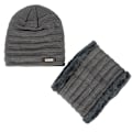 Pikkukuva 3 / 3: Hattu ja huivi, harmaa Grey one size