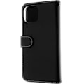 Pikkukuva 3 / 5: Insmat Exclusive Flip Case -lompakkokotelo, iPhone 15, musta Svart