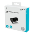Miniatyrbillede 5 af 5: DELTACO 12/24 V USB car charger with compact size and 1x USB-A port, 2