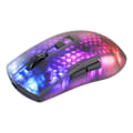 Miniatyrbillede 10 af 11: deltaco_gaming DM320 Wireless Semi-transparent RGB Lightweight mouse, black