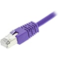 Miniatyrbillede 2 af 3: DELTACO F/UTP Cat6 patchkabel, 1m, lilla