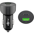 Miniatyrbild 1 av 8: Goobay Dubbel USB-billadare USB-C™ PD (Power Delivery) (48 W) 48 W (12/24 V) USB-A/USB-C™ lämplig för enheter med USB-C™ (Power Delivery), t.ex. iPhon