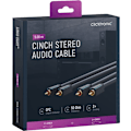 Miniatyrbillede 3 af 8: ClickTronic RCA-kabel, stereo Premiumkabel | 2x RCA plugg  2x RCA plugg | 5,0 m | OFC innerledare
