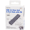 Pikkukuva 8 / 8: LogiLink Dual USB 3.2 Gen2x2-hub 4-portar PD 100W